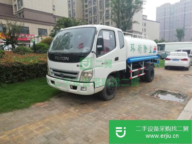 河南出售二手福田奧鈴五噸灑水車