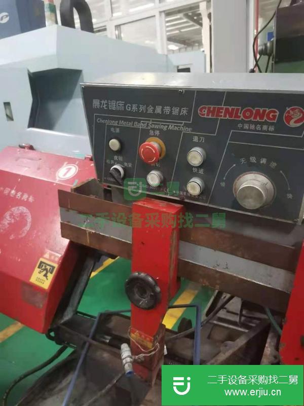 江蘇出售二手晨龍GW4028金屬帶鋸床