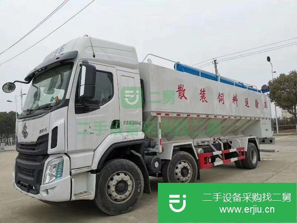 福建出售二手柳汽18噸散裝飼料運輸車