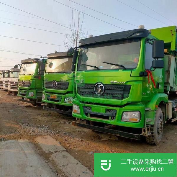 山東出售二手18年國五德龍后八輪自卸車