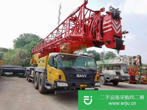 山東出售二手三一80噸六節臂吊車車況不錯