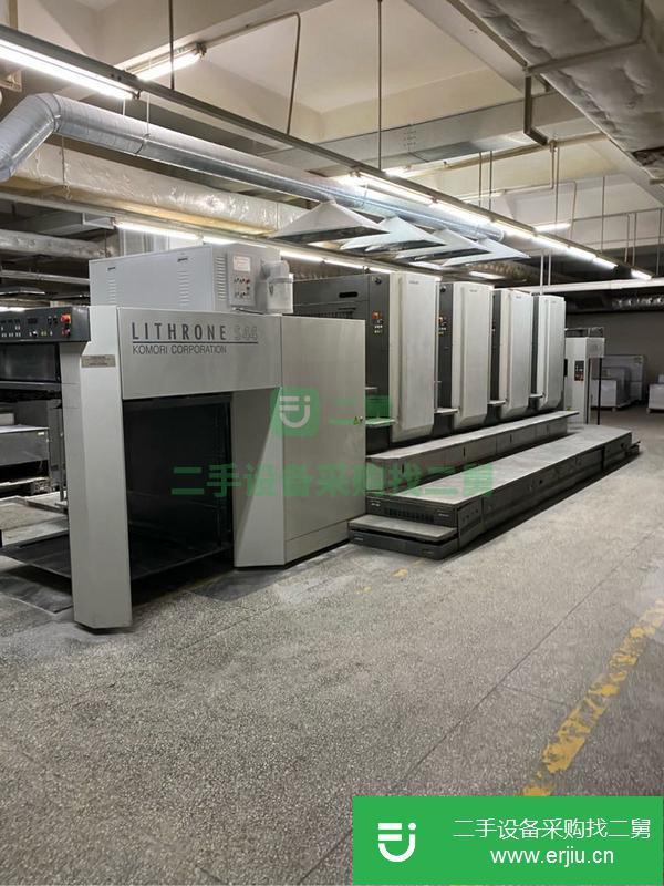 廣東出售二手2008年小森對開四色五色六色7臺印刷機