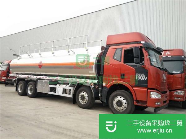 廣東出售二手解放龍V前四后八20噸325馬力油罐車