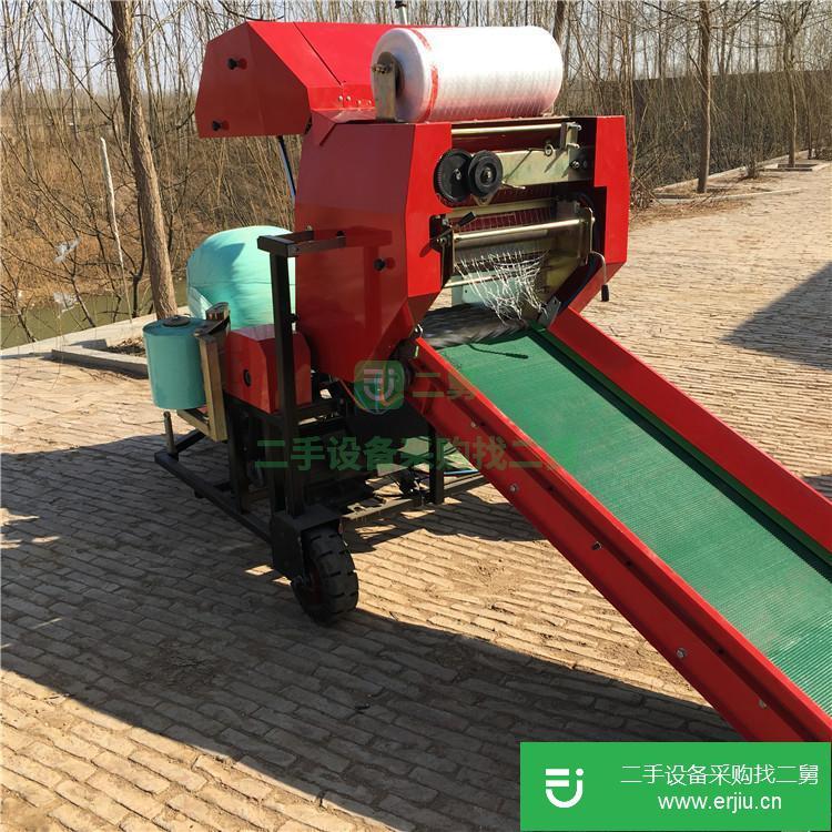 山東出售二手小型青儲打捆包膜機(jī)