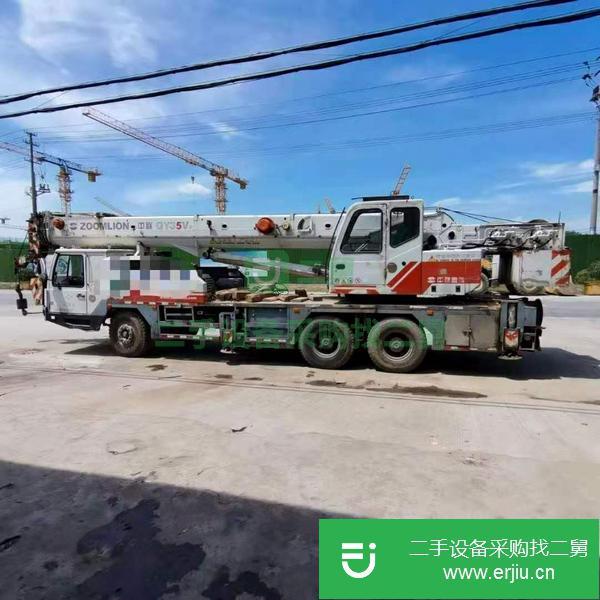 安徽出售二手中聯(lián)25v5汽車吊,11年出廠國三