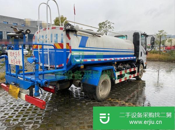 四川出售二手重汽王牌灑水車國五95馬力云內發動機