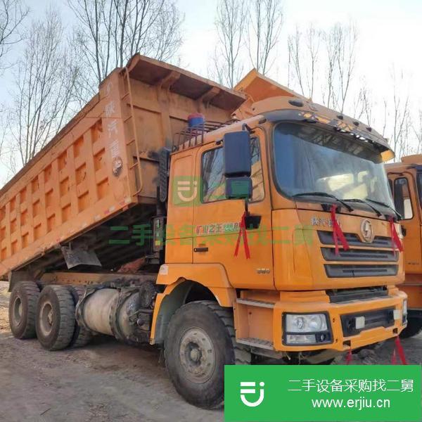 河北出售二手陜汽德龍380馬力自卸車