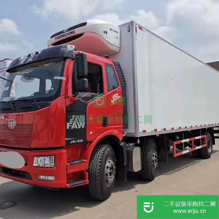 湖北出售二手一汽解放J6L前四后四245馬力冷藏車