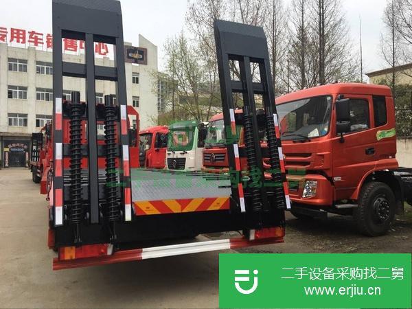 江西出售二手解放J6單橋國五平板運輸車