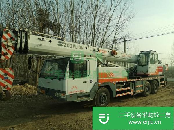 山東出售二手11年五月中聯25V汽車吊