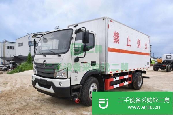 四川出售二手福田瑞沃危險品廂式運輸車