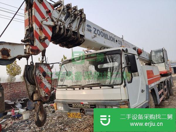 安微出售二手中聯25噸五節臂國三吊車原車原版車況好