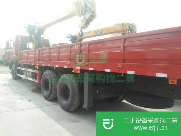 黑龍江出售二手后八輪14噸隨車吊