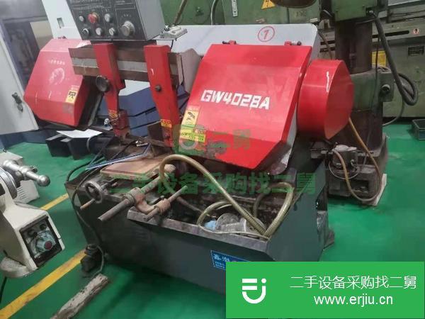 江蘇出售二手晨龍GW4028金屬帶鋸床