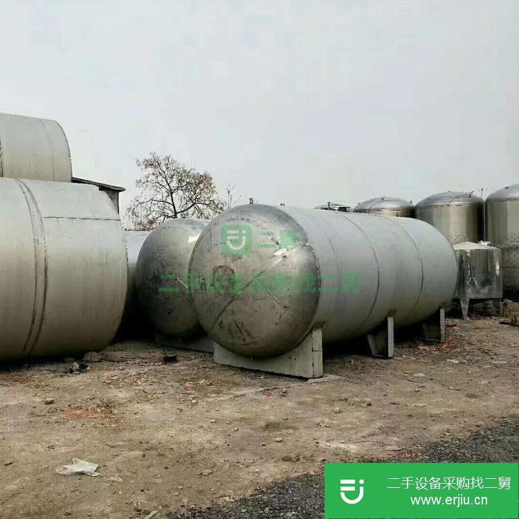 山東出售二手不銹鋼儲罐