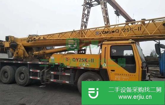 山西出售二手手續(xù)齊全徐工25噸汽車吊