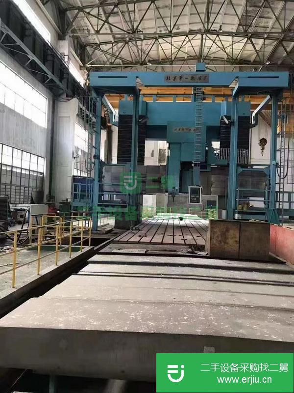 浙江出售二手第一機床廠4/12米龍門鏜銑床
