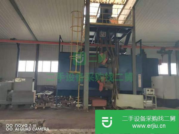 河北出售二手懸掛鏈拋丸機，四臺十一千瓦拋頭
