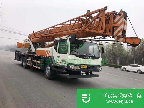 河北出售二手14年底國四中聯35v5F汽車吊