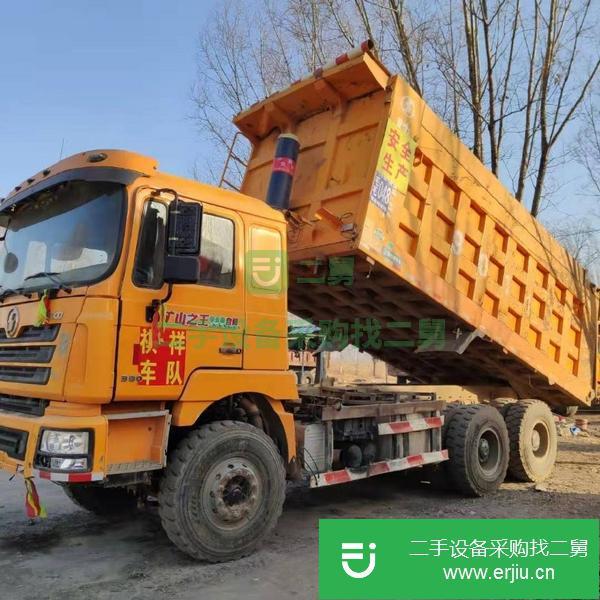 河北出售二手陜汽德龍380馬力自卸車