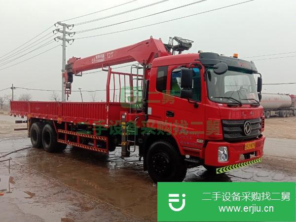 河北出售二手后八輪8.6米車廂隨車吊