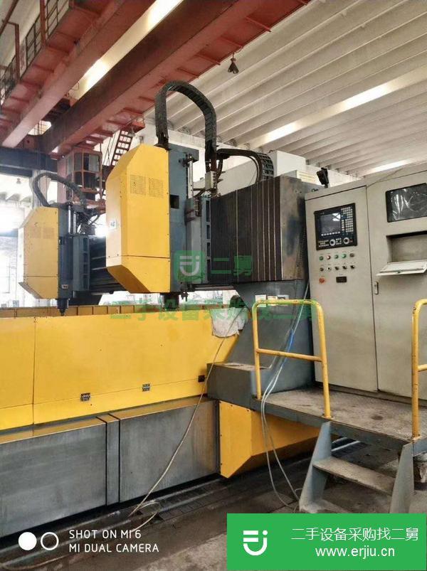 河北出售二手山東法因PHD5050/2型龍門移動式雙軸數控鉆床