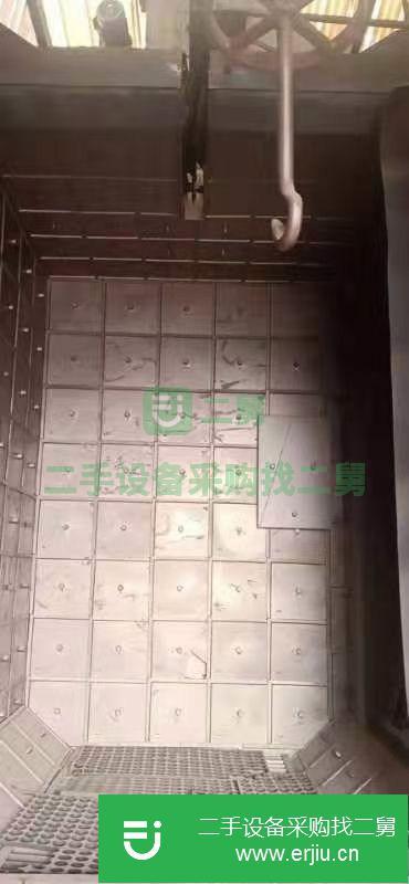 上海出售吊鉤拋丸機門寬兩米高三米，雙鉤一噸全護板