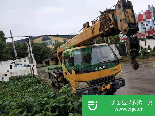 江蘇出售二手10年12月出廠柳工8噸4節(jié)臂汽車吊