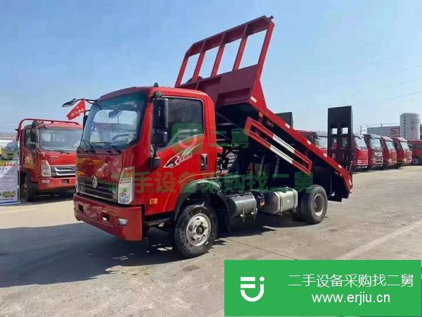 湖北出售二手重汽王牌平板運輸車