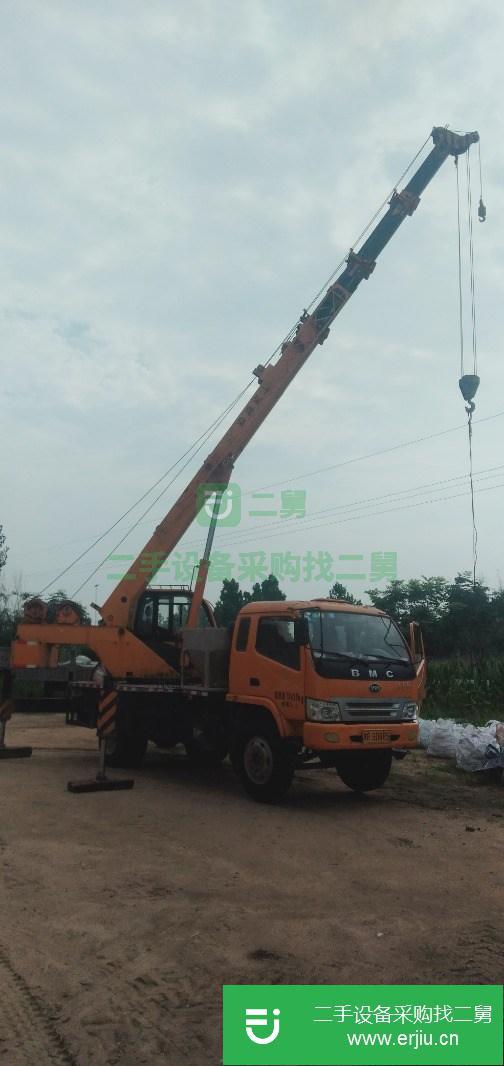 河南出售二手2017年5月森源八噸汽車吊