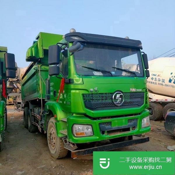山東出售二手18年國五德龍后八輪自卸車