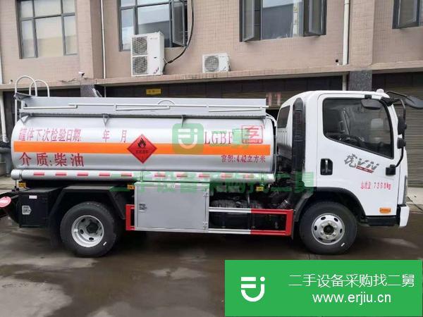 廣西出售二手解放虎V5噸國五110馬力油罐車