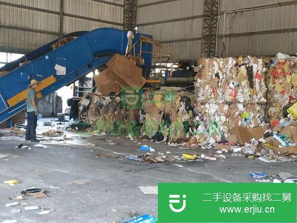 遼寧出售二手多功能液壓臥式廢紙打包機(jī)