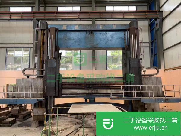 浙江出售二手大連昌盛6.3米立式車床