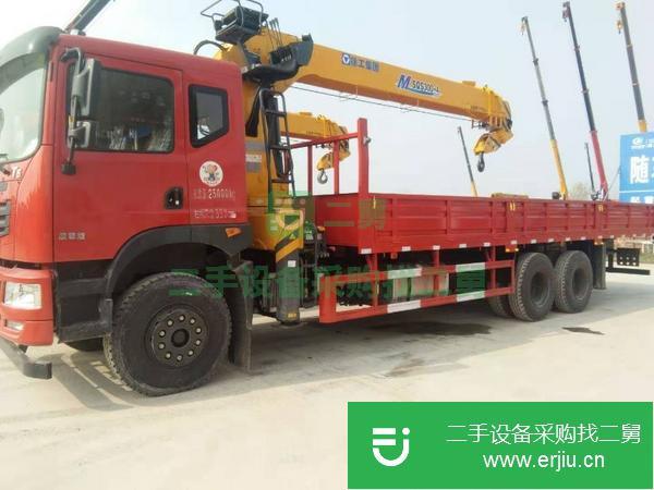 黑龍江出售二手后八輪14噸隨車吊