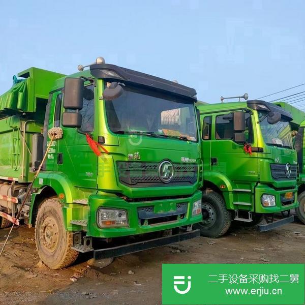 山東出售二手18年國五德龍后八輪自卸車