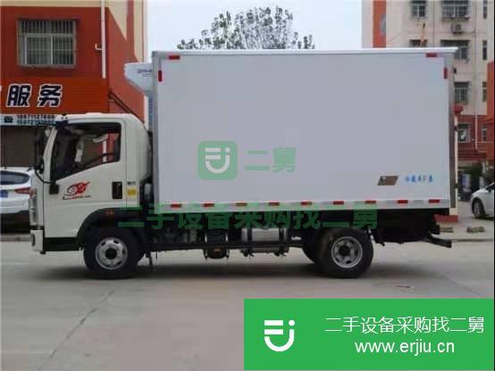 河南出售二手豪沃藍牌冷藏車