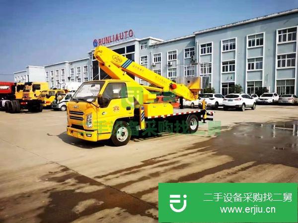 河南出售二手江鈴順達藍牌23米國六高空作業車