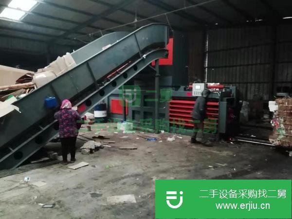山西出售二手200噸廢紙塑料瓶打包機