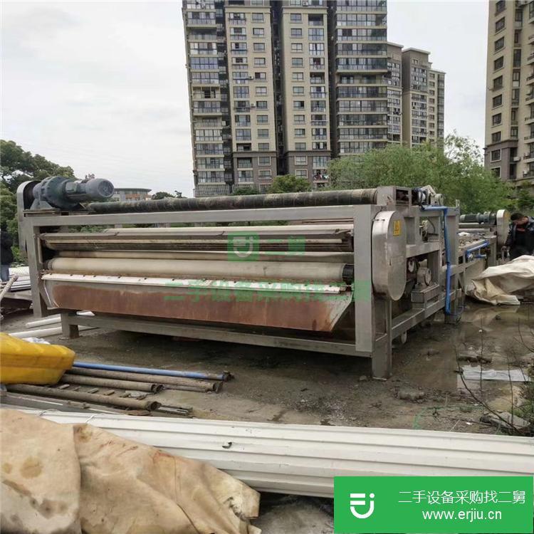 山東出售二手真空帶式濃縮壓濾機(jī)