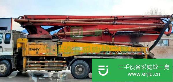 天津出售二手精品三一46米叉腿三橋五節(jié)臂泵車手續(xù)齊全隨時過戶提檔