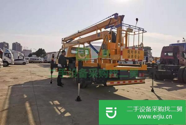 河南出售二手江鈴雙排16米高空作業(yè)車