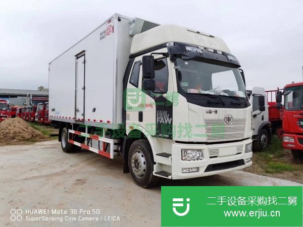 河北出售二手解放6.8米冷藏車可分期