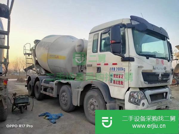 河南出售二手17年豪沃輕量化國五12方攪拌車