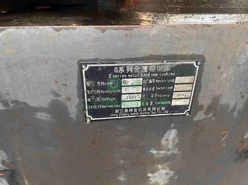 江蘇出售二手的寶石花4028/60轉角金屬帶鋸床