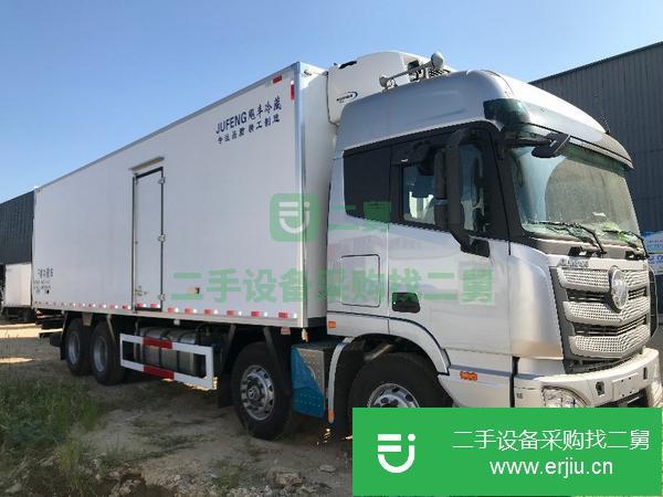 西藏出售二手福田歐曼9.6米400馬力冷藏車
