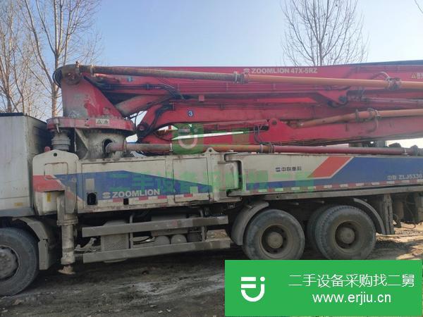 河北出售二手11年中聯奔馳47米泵車