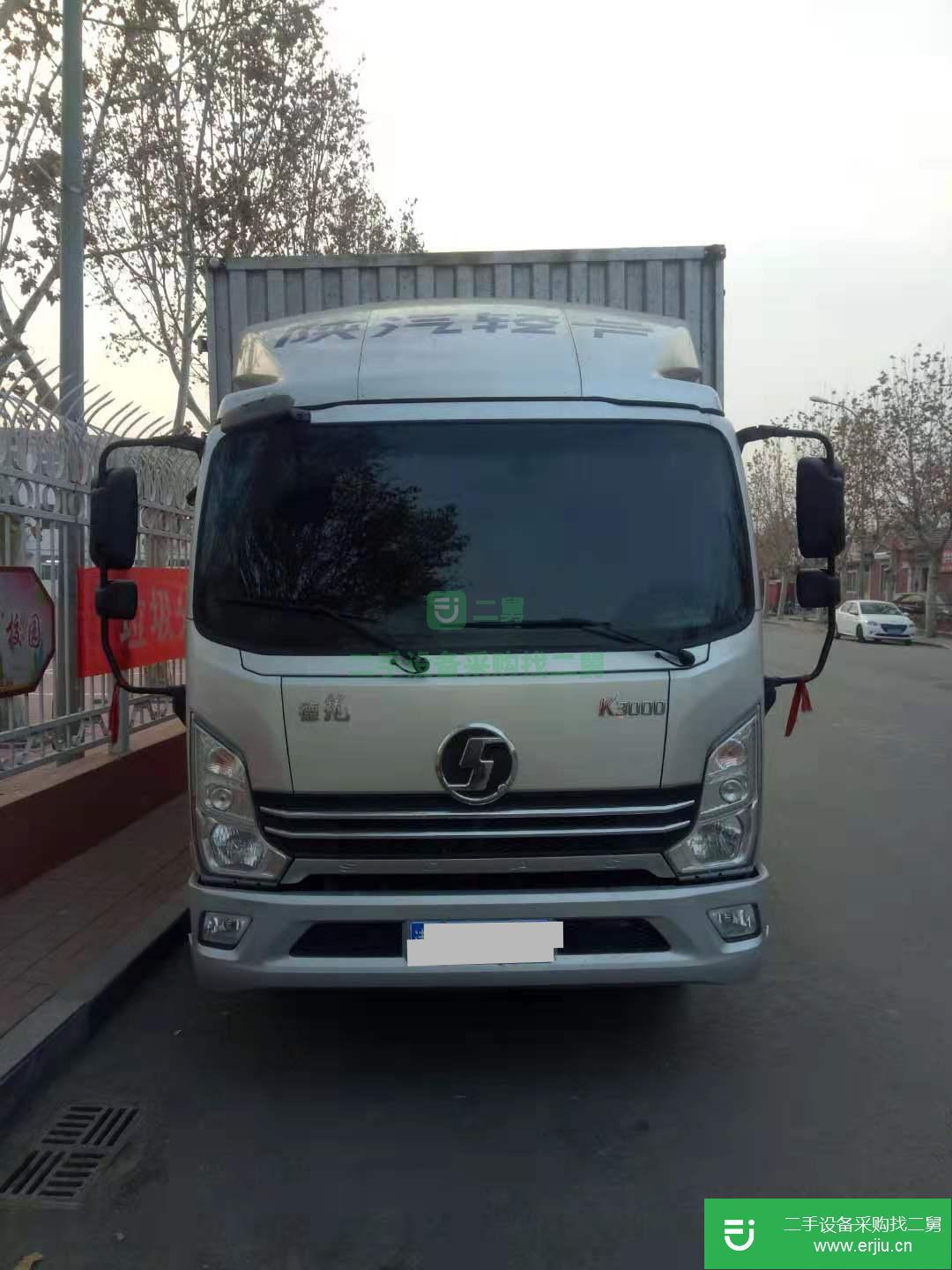 天津出售二手陜汽輕卡150馬力國五箱式貨車