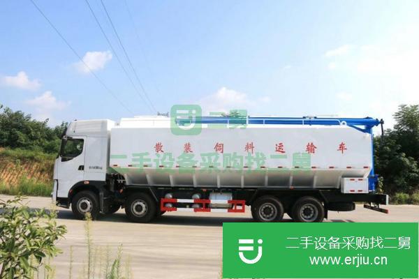 福建出售二手柳汽前四后八40方散裝飼料運輸車