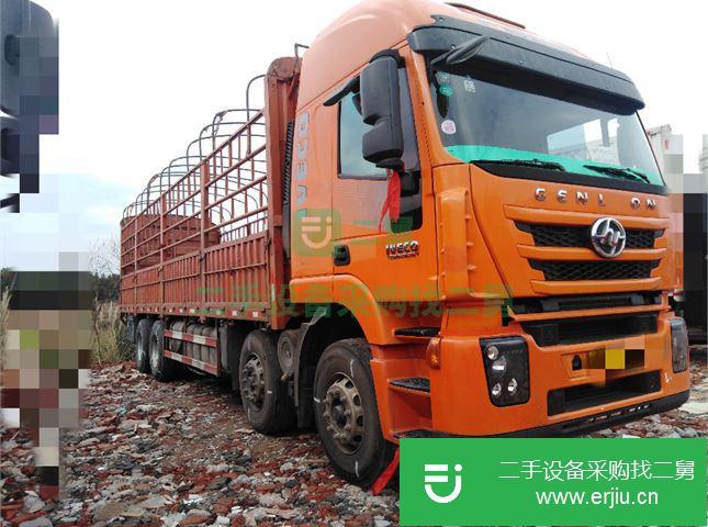 江西出售二手上汽紅巖前四后八高欄載貨車